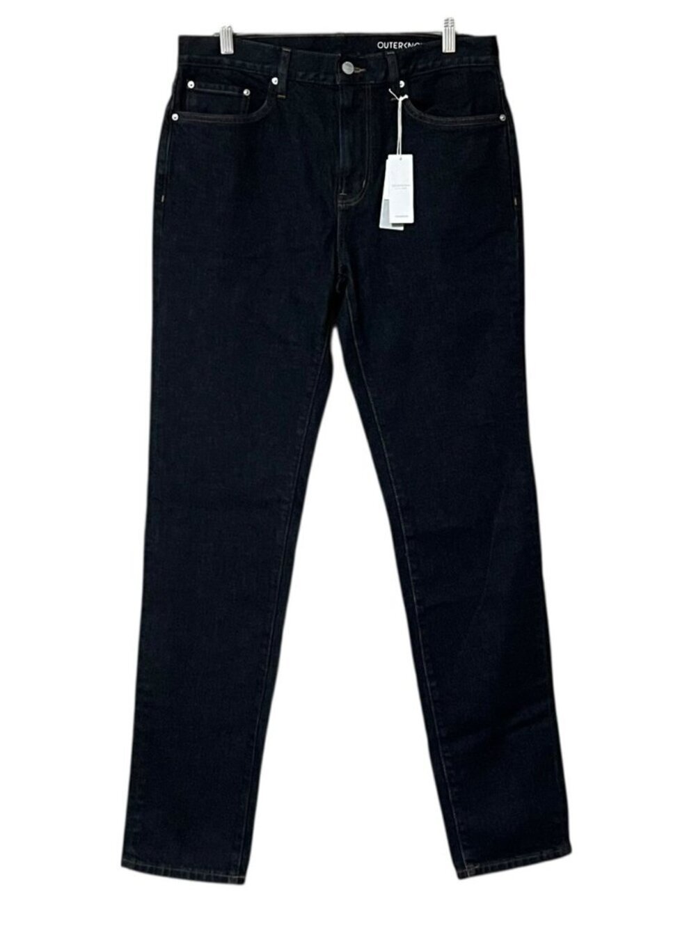 Outerknown SEA Drifter Tapered Jeans Mens 31x34 Ink Dark Wash Organic Cotton NWT